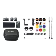 Godox Cube-C Combo Kit2 - Vezeték nélküli Mikrofon USB-C csatlakozás, mobilokhoz (2.4 GHz)