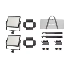 Godox Litemons LP600BI Fekete KIT 2 -  LED Tabló Bi-Color (60W)