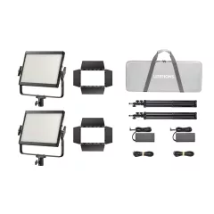   Godox Litemons LP600BI Fekete KIT 2 -  LED Tabló Bi-Color (60W)
