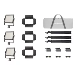   Godox Litemons LP400BI Fekete KIT 3 - LED Tabló Bi-Color (36W)