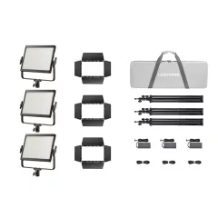   Godox Litemons LP600BI Fekete KIT 3 -  LED Tabló Bi-Color (60W)