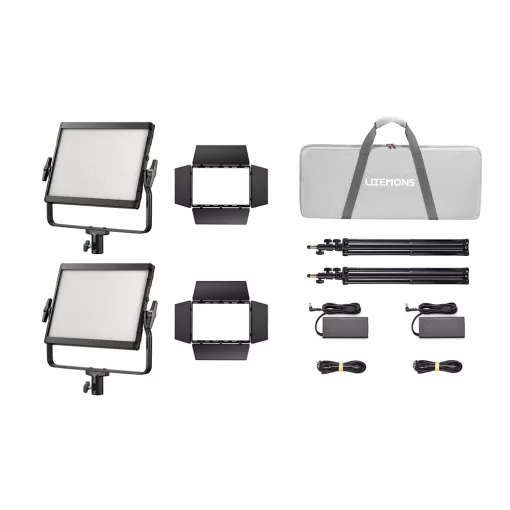 Godox Litemons LP1200Bi Fekete KIT 2 -  LED Tabló (120W)