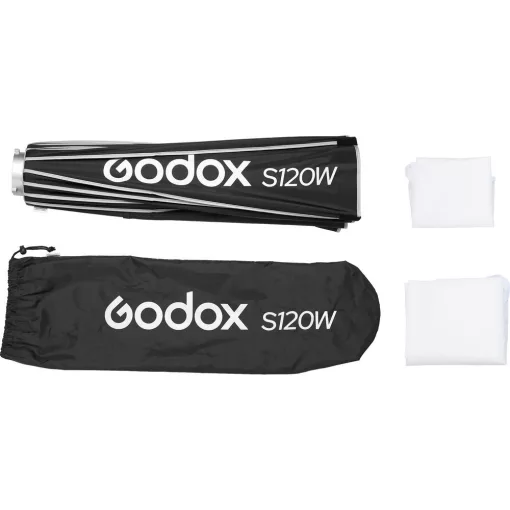 Godox - S120W Nyitható Softbox - BOWENS - 120cm - Fehér