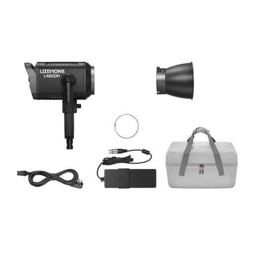 Godox Litemons LA600R LED Lámpa - Fekete (600W) - Hordtáskában