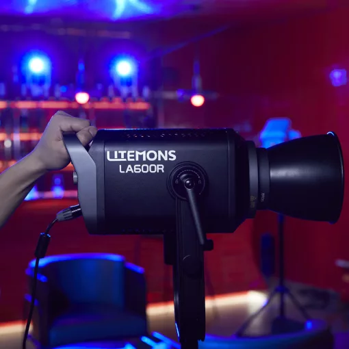 Godox Litemons LA600BI LED Lámpa - Fekete (600W) - Hordtáskában