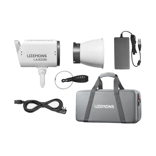 Godox Litemons LA300BI K1 - BI-Color LED Video Lámpa Kit Hordtáskában (Fehér)