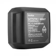 Godox WB87 akkumulátor AD600B AD600BM TTL stúdióvakuhoz