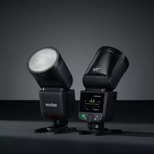 GODOX V1 MID-N Körfejű Rendszervaku TTL HSS (Nikon)