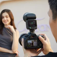 GODOX V1 MID-O Körfejű Rendszervaku TTL HSS (Olympus/Panasonic)