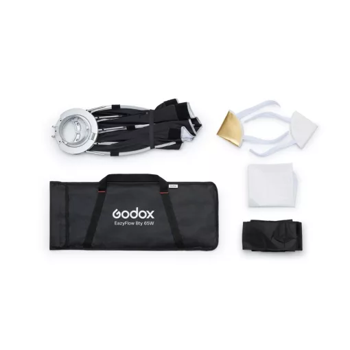 Godox EazyFlow Beauty Dish 65 - Nyitható Softbox - Fehér belső - 65cm Bowens
