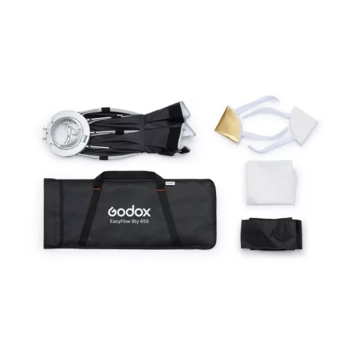 Godox EazyFlow Beauty Dish 65 - Nyitható Softbox - Ezüst belső - 65cm Bowens