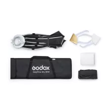 Godox EazyFlow Beauty Dish 85 - Nyitható Softbox - Fehér belső - 85cm - Bowens