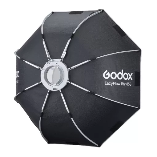 Godox EazyFlow Beauty Dish 85 - Nyitható Softbox - Ezüst belső - 85cm Bowens