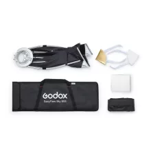 Godox EazyFlow Beauty Dish 85 - Nyitható Softbox - Ezüst belső - 85cm Bowens