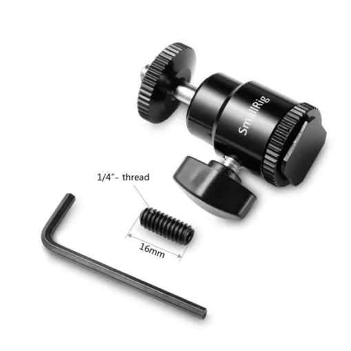 SmallRig 761 Mini Gömbfej vakupapucsba csúsztatható 1/4" menettel