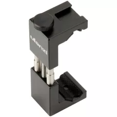   Ulanzi ST-02S alumínium telefon adapter, vakupapucs csatlakozóval, fekete (UL-0849)
