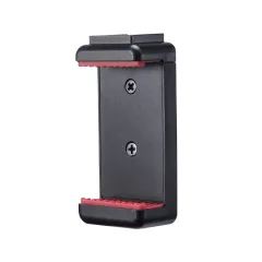   Ulanzi ST-07 telefon tartó adapter állványhoz, vakupapucs adapterrel, fekete piros (UL-1764)