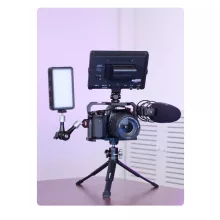 Ulanzi U-vlog Lite mini állvány - UL-2109 kihúzható láb, vakupapucs, gömbfej