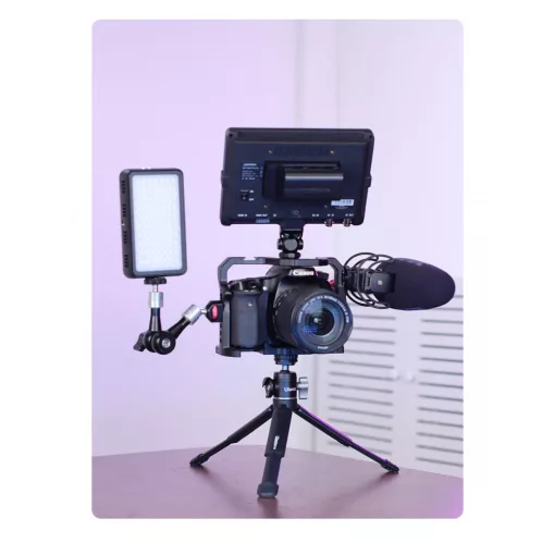 Ulanzi U-vlog Lite mini állvány - UL-2109 kihúzható láb, vakupapucs, gömbfej