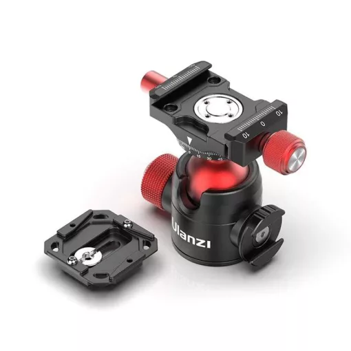 Ulanzi U-70 gömbfej, creatív csatlakozási lehetőség, vakupapucs adapter, 20kg teherbírás, arca swiss (UL-2104)