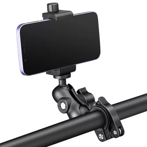 Ulanzi U-Select MP-5 csőre szerelhető konzol, telefon és akciókamera tartóval, kerékpár kormányhoz (UL-2998)