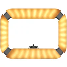 Ulanzi U200 vlogger rig, beépített LED világítással, telefon tartóval, 3 vakupapucs csatlakozóval (UL-2245)