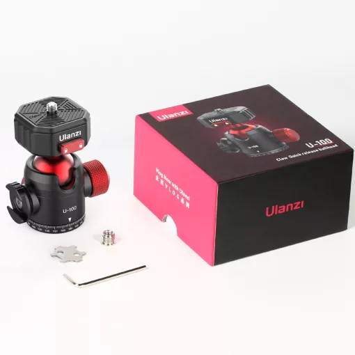 Ulanzi U-100 gömbfej gyorscseretalppal, vakupapucs csatlakozóval (UL-2305)