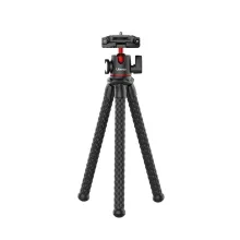 Ulanzi Octopus MT-33 hajlítható lábú állvány gömbfejjel, telefon adapter, vakupapucs, 1/4" bemenet (UL-2395)