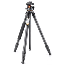 K&F Concept A254C4+BH-35L karbon állvány + monopod, fekete-narancs (KF-09-098)