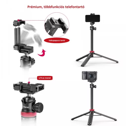 Ulanzi MT-44 Kihúzható Vlog Tripod mini állvány (UL-2502)