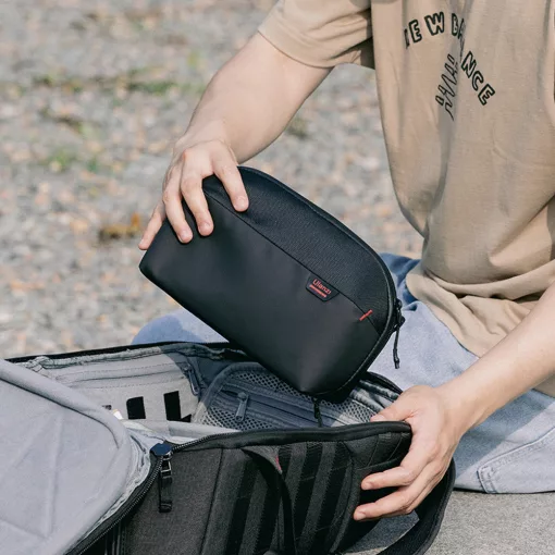 Ulanzi BP07 Traker Tech Pouch Pro fotós rendszerező táska, 2,5 L, vízlepergető, fekete (B008GBB1)