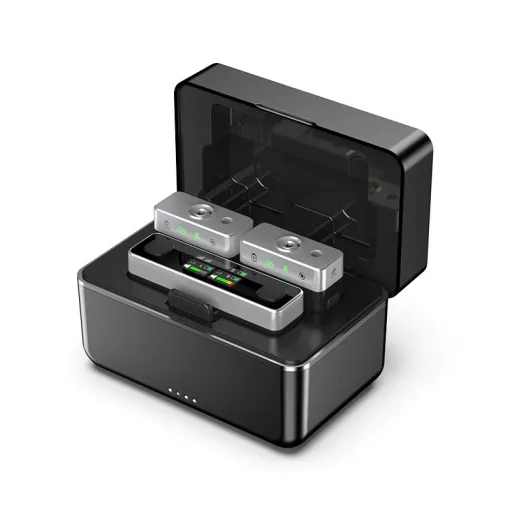Ulanzi AM18 U-mic 2.4GHz vezeték nélküli mikrofon kit, usb-a, usb-c, lightink, android, apple (UL-A018GBB1)