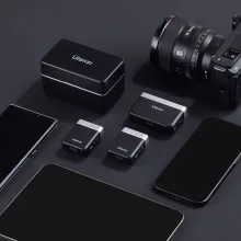 Ulanzi AM18 U-mic 2.4GHz vezeték nélküli mikrofon kit, usb-a, usb-c, lightink, android, apple (UL-A018GBB1)