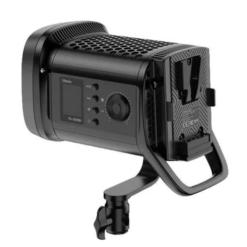Ulanzi 200W bi-color COB led lámpa, 2700K-6500K, 95CRI, 6 effekt, V-Mount, APP vezérlés, Bowens (UL-L079CNA1)