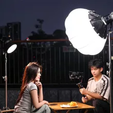 Ulanzi V-120W bi-color COB led lámpa, 2700K-6500K, 95CRI, 6 effekt, V-Mount, APP vezérlés, Bowens (UL-L065CNA1)