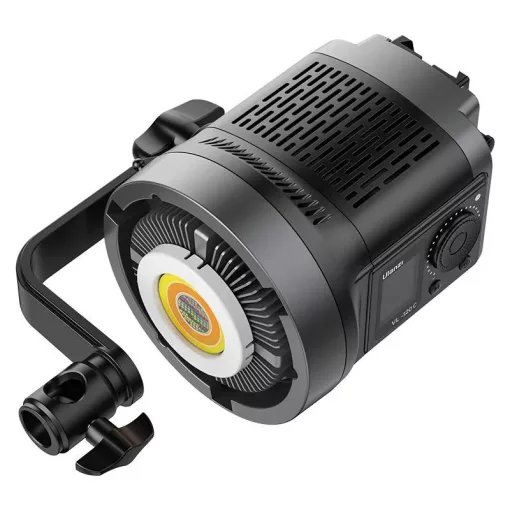 Ulanzi V-120W rgb COB led lámpa, 2700K-6500K, HSI, 95CRI, 20 effekt, V-Mount, APP vezérlés, Bowens (UL-L074CNA1)