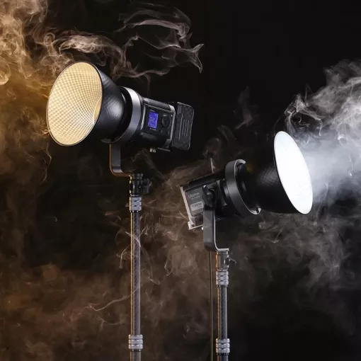 Ulanzi V-120W rgb COB led lámpa, 2700K-6500K, HSI, 95CRI, 20 effekt, V-Mount, APP vezérlés, Bowens (UL-L074CNA1)