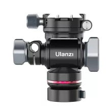 Ulanzi U190 Pro fluid vidó állványfej, 4kg teherbírás, 90°-os eldöntés, arca swiss cseretalp (UL-E009GBB1)