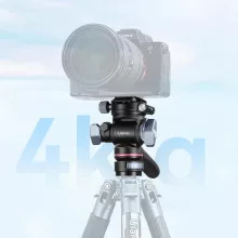 Ulanzi U190 Pro fluid vidó állványfej, 4kg teherbírás, 90°-os eldöntés, arca swiss cseretalp (UL-E009GBB1)