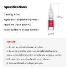 Ulanzi utántöltő folyadék - 60ml- FM01 Füstgéphez (R002)