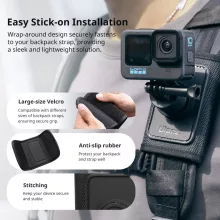 Ulanzi CO62 Go-Quick II hátizsák pántra, övre telefon és Gopro tartó adapter (UL-C064GBB1)