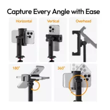 Ulanzi MA54 Uka 360 fokban elforgatható telefontartó adapter, 2db vakupapucs (UL-M055)