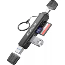Ulanzi CR1 3-in-1 memóriakártya olvasó, USB, USB-C, microSD, SD (UL-X117)