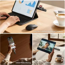 Ulanzi CR1 3-in-1 memóriakártya olvasó, USB, USB-C, microSD, SD (UL-X117)