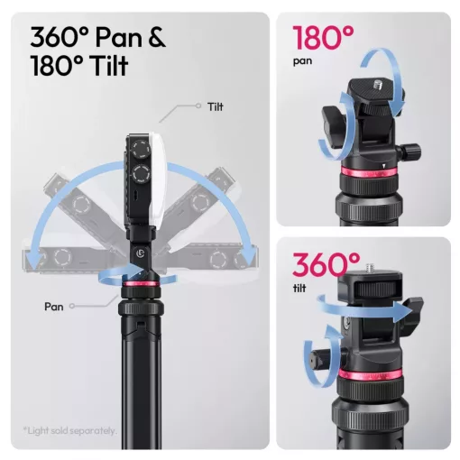 Ulanzi MT-80 automatikusan nyíló lámpaállvány, 213cm magasság (UL-T171A)