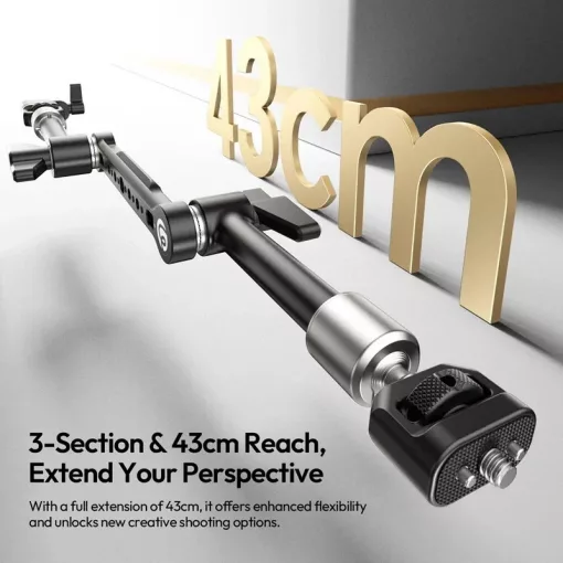 Ulanzi TA10 3 részes magic arm, 43cm, Nato Rail, ARRI Pin (UL-T133)