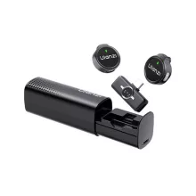 Ulanzi A21 csiptetős vezeték nélküli mikrofon, 2db mikrofon, zajszűrés, USB-C, fekete (UL-A053)