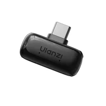 Ulanzi A200 mini csiptetős vezeték nélküli mikrofon, 2db mikrofon, zajszűrés, USB-C, fekete, fehér (UL-A048)