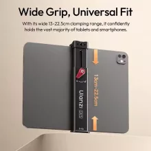 Ulanzi CA15 OneLock tablet tartó, Uka és Arca Swiss csatlakozás, fém (UL-C072)