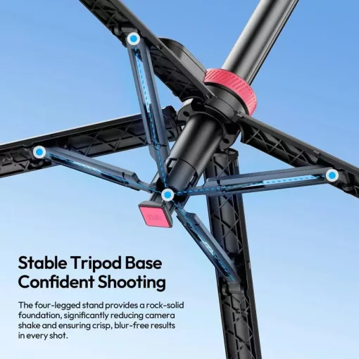 Ulanzi MT-44-2 automatikusan selfie állvány, monopod, telefontartó adapter, bluetooth, fekete (UL-S056)